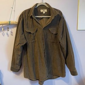 Brown Corduroy Flannel / Button Up